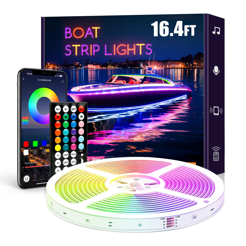 Party boat LED Strips 16.4ft RGB